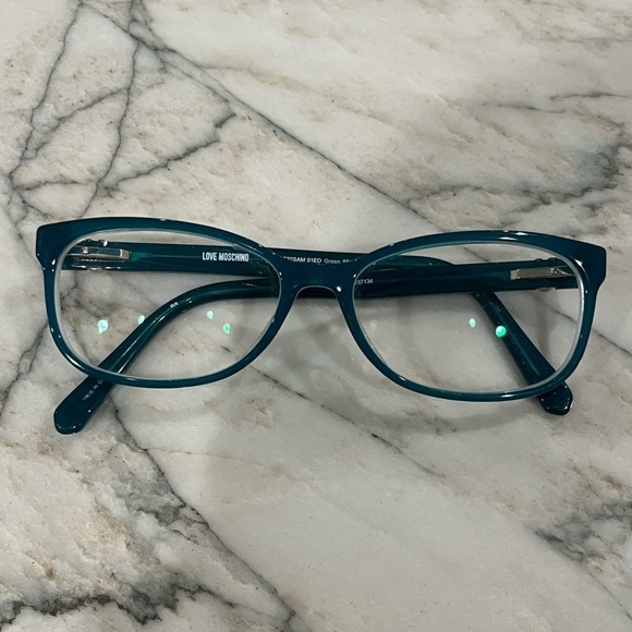 LOVE MOSCHINO MOL522SAM 01ED GREEN AUTHENTIC EYEGLASSES 55-16 145 main image 7